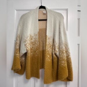Anthropologie Amani + Kin Ombre Sweater - yellow XL